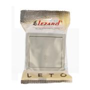 Выключатель проходной 1-кл. ОП LETO крем LEZARD 752-0300-105