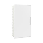 Щиток встраиваемый FRAME 36мод. с бел. дверцей с 4 шинами PEN (2шт на 8 отверст. и 2шт на 10 отверст.) бел. DKC F36B1WW