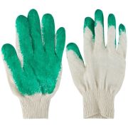 Перчатки вязаные с резиновой заливкой наладонника х/б 12470